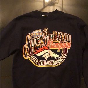 Vintage Denver Broncos SuperBowl crewneck mens